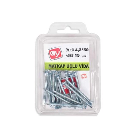 Yhb 4,2X50 15 li Pk Matkap Uçlu Vida