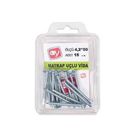 Yhb 4,2X50 15 li Pk Matkap Uçlu Vida