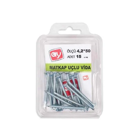 Yhb 4,2X50 15 li Pk Matkap Uçlu Vida