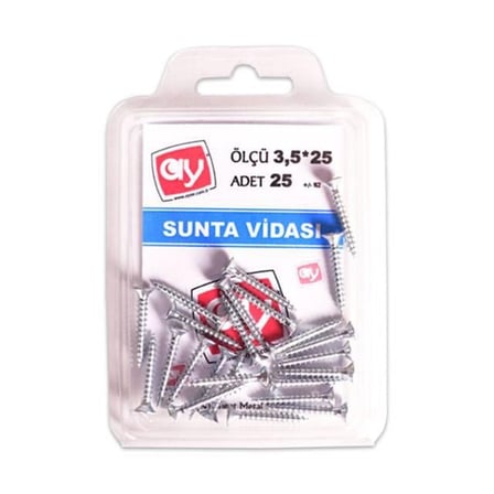 3.5x25 25li Sunta Vidası