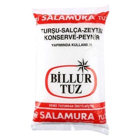 İri Tuz 3kg Salamura Poşet