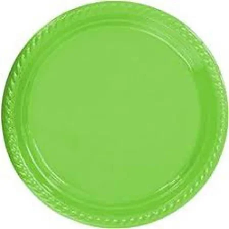311 Plastik Tabak Renkli 22cm 6lı