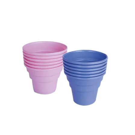334 Plastik Renkli Cup Bardak 6lı