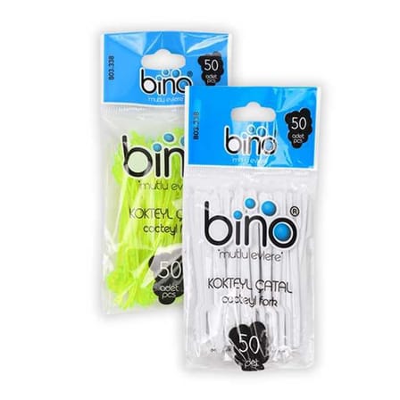 338 Plastik Kokteyl Çatal 50 li