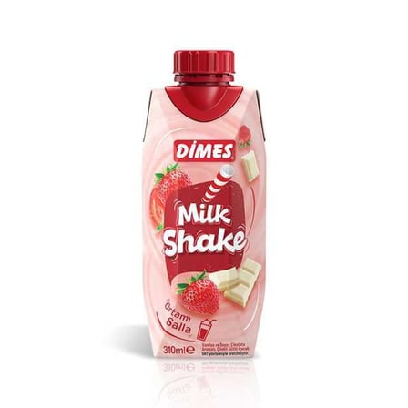 Milkshake Çilekli Beyaz Çikolatalı 310 Ml. 1 Adet