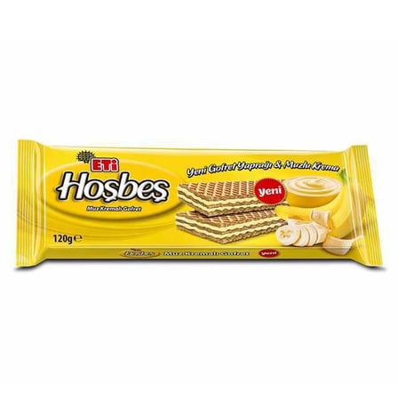 Hosbeş Muzlu Gofret 120 Gr.