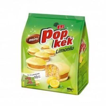 Pop Kek Mini Limon Soslu 180gr