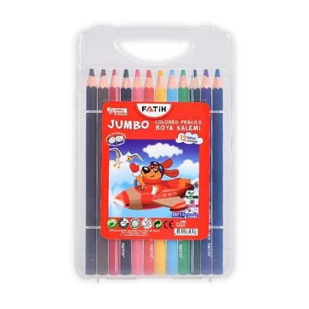 12 Renk   Kuru Boya Çantalı
