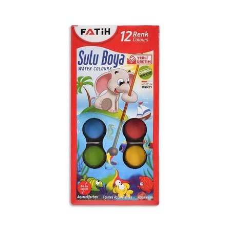 S-12 Sulu Boya 12 Renk