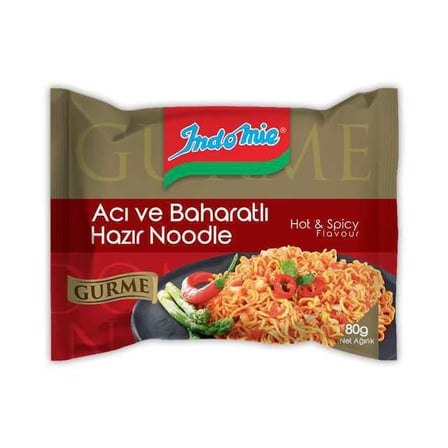 Gurme Acı ve Baharatlı Noodle 80gr 1 Adet