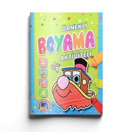 Aktiviteli Örnekli Boyama Kitabı