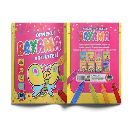 Aktiviteli Örnekli Boyama Kitabı