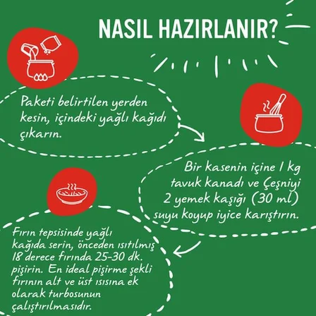 Fırında Çeşni Kekik Fesleğen 29Gr