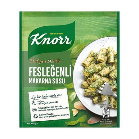 Knorr İtalyan Usulü Feslegenli Makarna Sosu Toz 50 gr