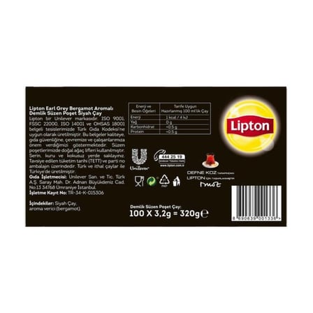 Earl Grey 100Lu Demlik 320Gr