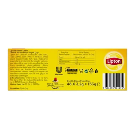 Yellow Demlik Poşet 153Gr