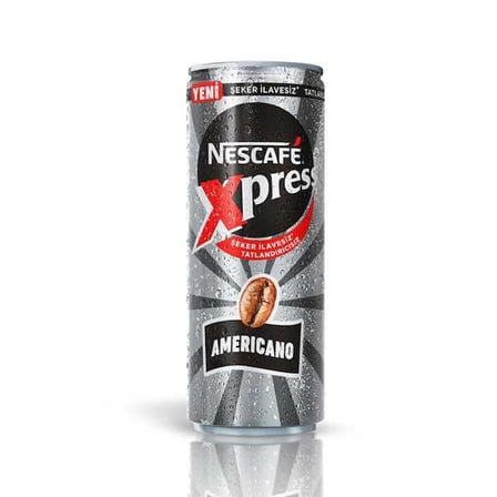 Xpress Black Şekersiz 250ml KUTU 1 Adet