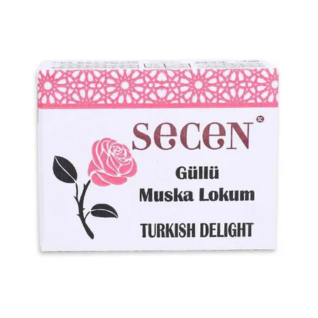 Gül Aromalı Muska Lokum 900 Gr.