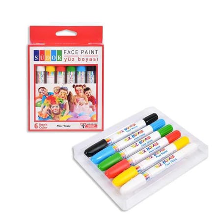 Yb01 6 lı Yüz Boyası