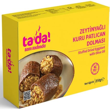 Zeytinyağlı Kuru Patlıcan Dolmas 250gr 1 Adet