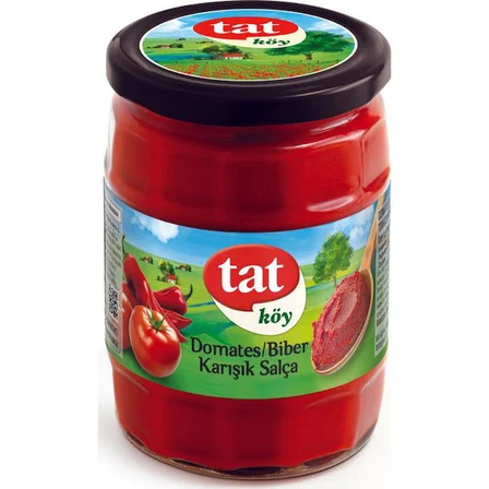 Domates Biber Salçası 560gr Cam