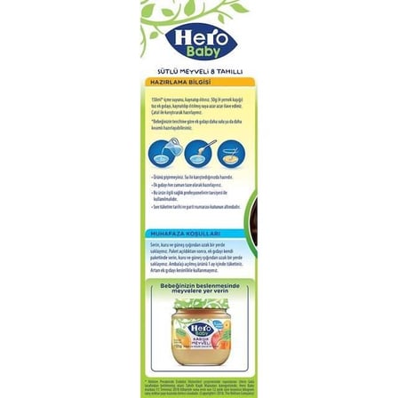 Sütlü Tahıl Meyve 200 Gr. 1 Adet