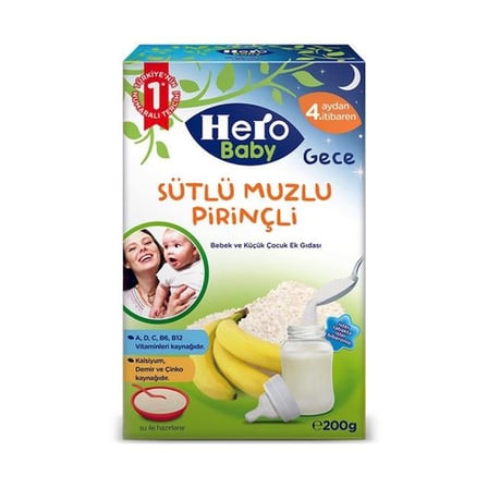 Sütlü-Pirinç-Muz 200 Gr 1 Adet