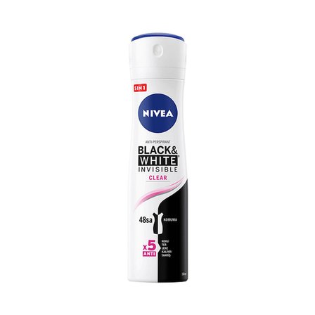 Deo Bayan İnvisible Black&White Clear 150Ml