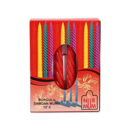 X-202 12 li Şamdan Mum