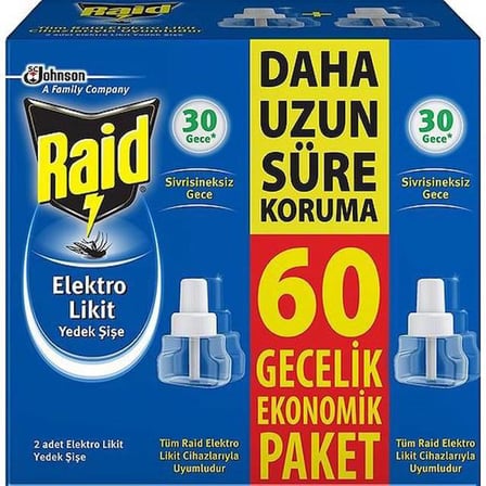 60 Gece Elektro Likit Yedek 1 Adet