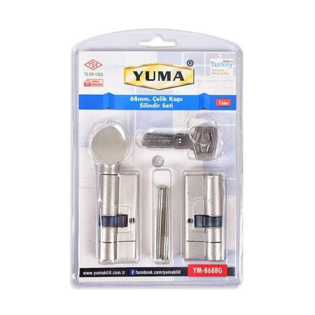 YM-B68BGS Blist.Saten   Kapı Barel Seti