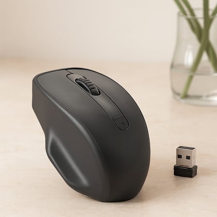 Kablosuz Optik Mouse 1600 DPI USB Alıcılı AA Pil