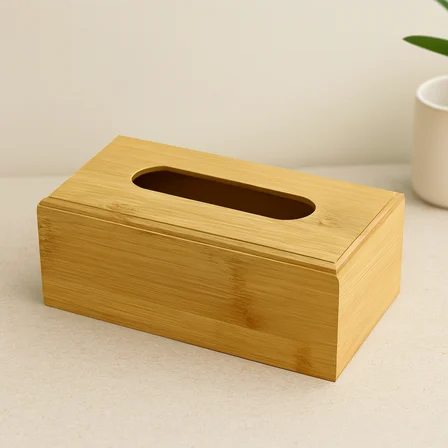 ahşap bambu peçetelik 11.6x22.8 cm