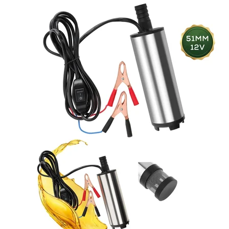 12V 51mm Mini Akaryakıt Pompası