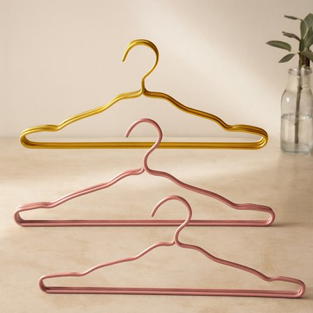 Metal Elbise Askısı 2li (Gold & Bronz)
