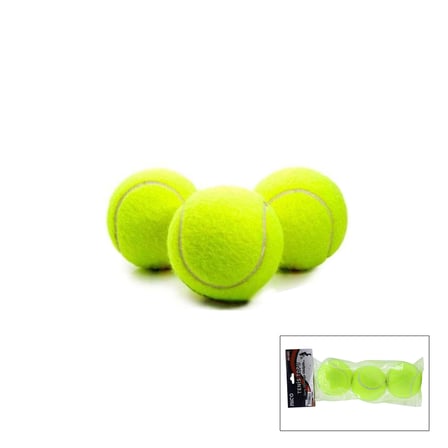 3'lü Tenis Kort Topu - Poşetli Kartela Ambalaj