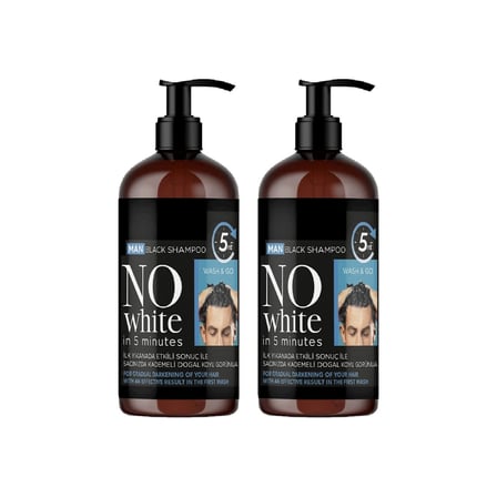 NoWhite Erkek Saç Şampuanı 250 ml 2 Adet