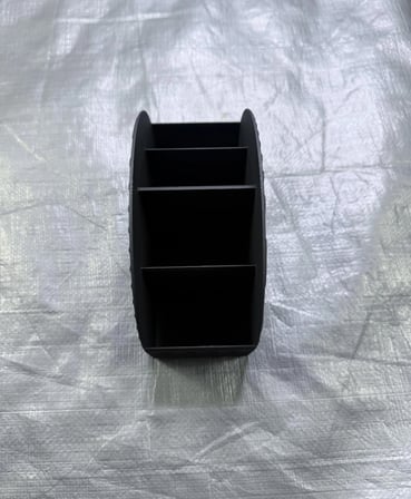Bezos Professional 3D Baskı Çok Bölmeli Masaüstü Organizer Siyah