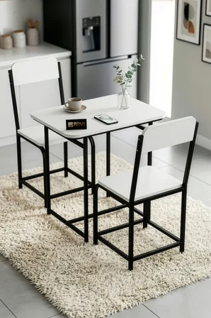 Minör Mutfak Masası Takımı Suntalam Beyaz 72x52