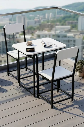 Minör Mutfak Masası Takımı Suntalam Beyaz 72x52