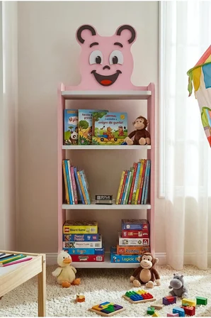 Happy Face Çocuk Kitaplığı Pembe