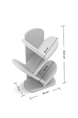 Masa Üstü Kitaplık Kahverengi