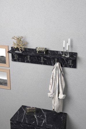 Duvar Askılığı Siyah 80 cm
