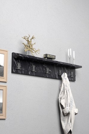 Duvar Askılığı Siyah 80 cm
