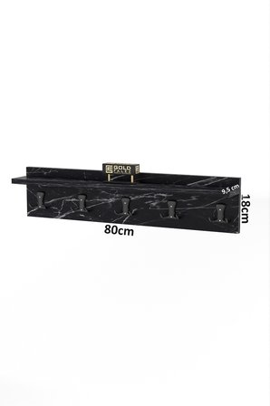 Duvar Askılığı Siyah 80 cm