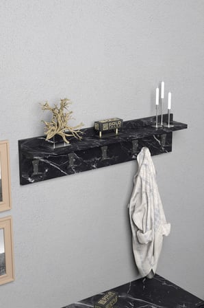 Duvar Askılığı Siyah 80 cm