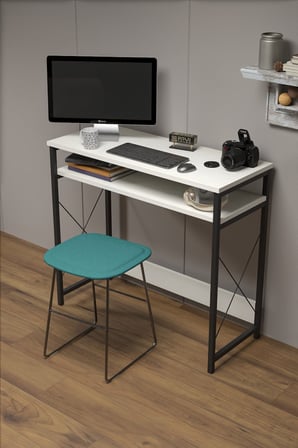 Çalışma Masası Beyaz 90 cm
