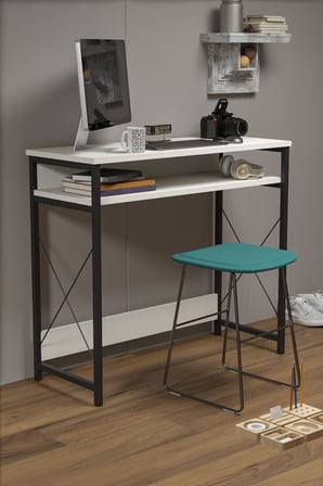 Çalışma Masası Beyaz 90 cm