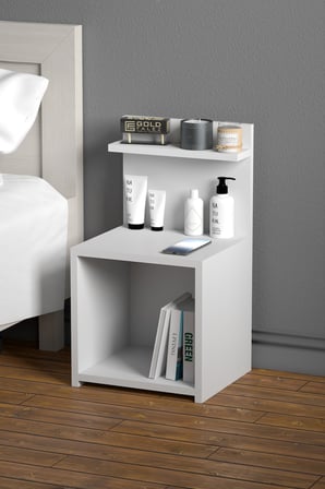 Açık Raflı Komodin Beyaz 63 cm