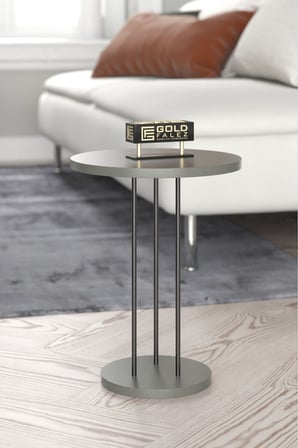 Metal Terra Zigon Ceviz Antrasit 3'lü